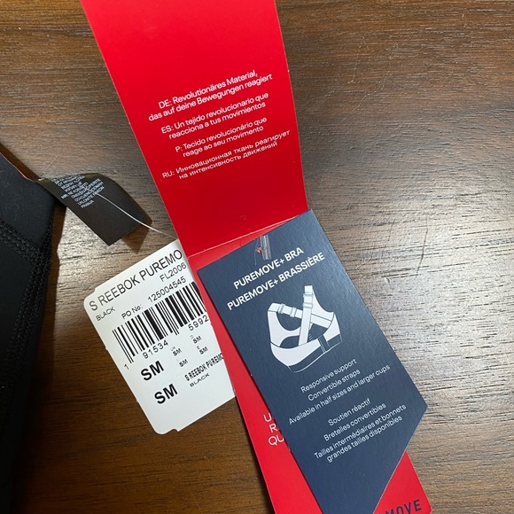 Reebok Sports Bra PureMove+ - Picture 3 of 4